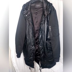 Cult of Individuality black Parka Coat Size 2XL